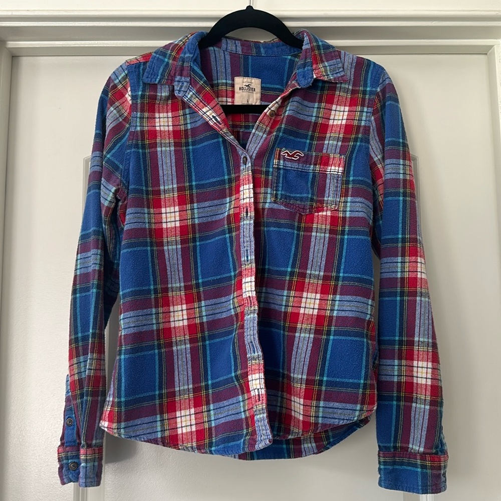 Plaid hollister flannel